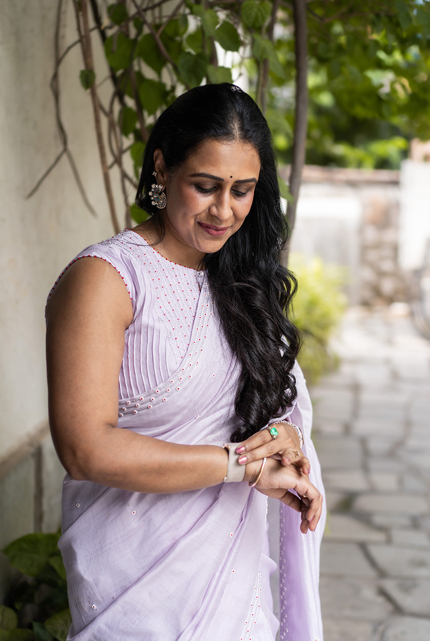 Lavender Earl Grey Tea Sari