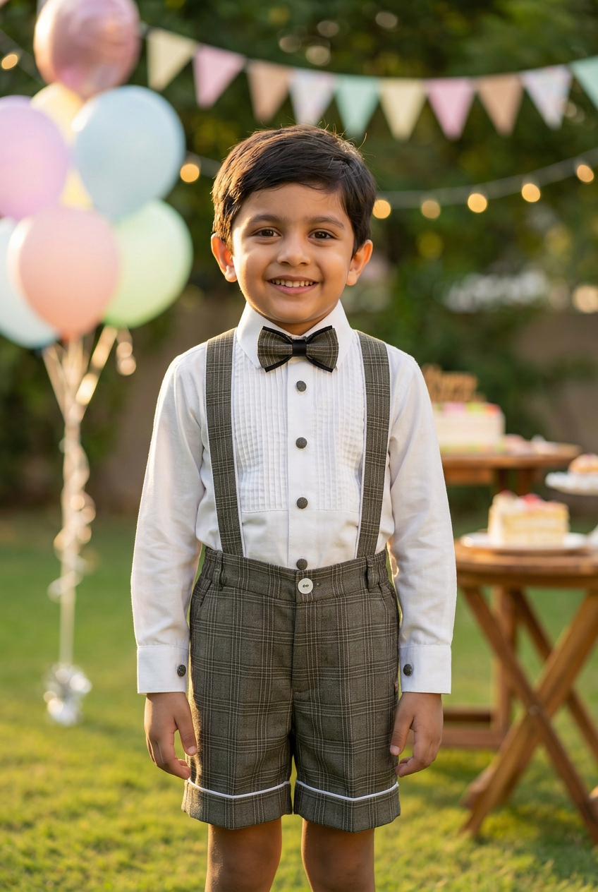The Indian Tuxedo- Ivory