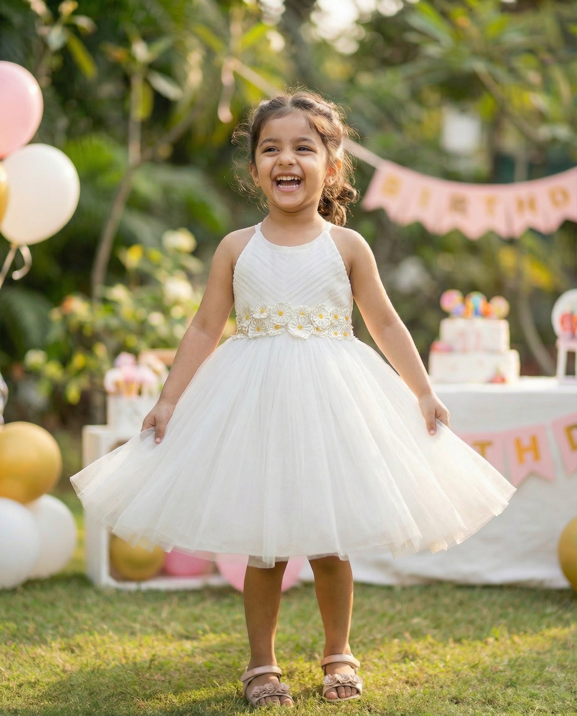 Daisy dress-ivory dress