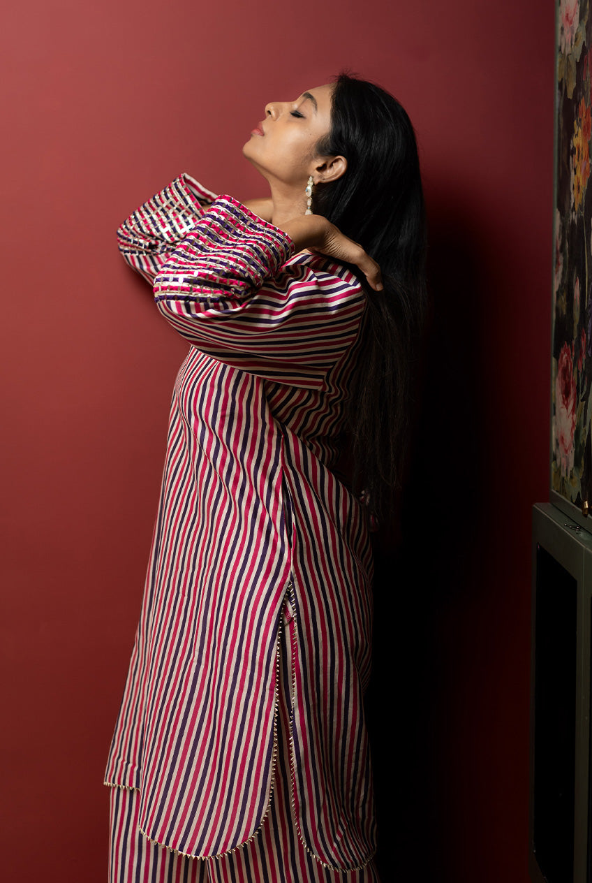 Sheesha wala Kurta set- Modern