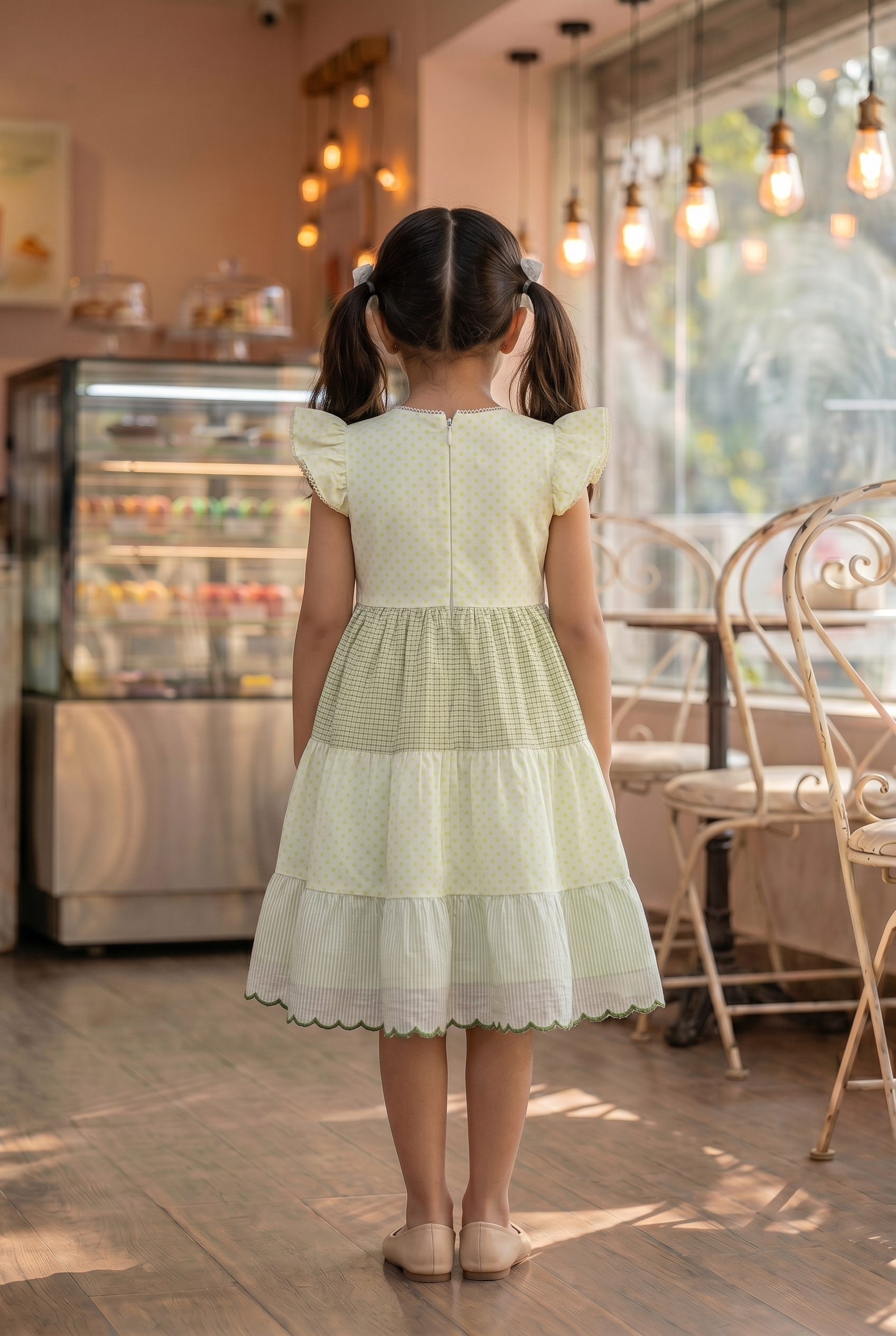 Green Tiered Dress