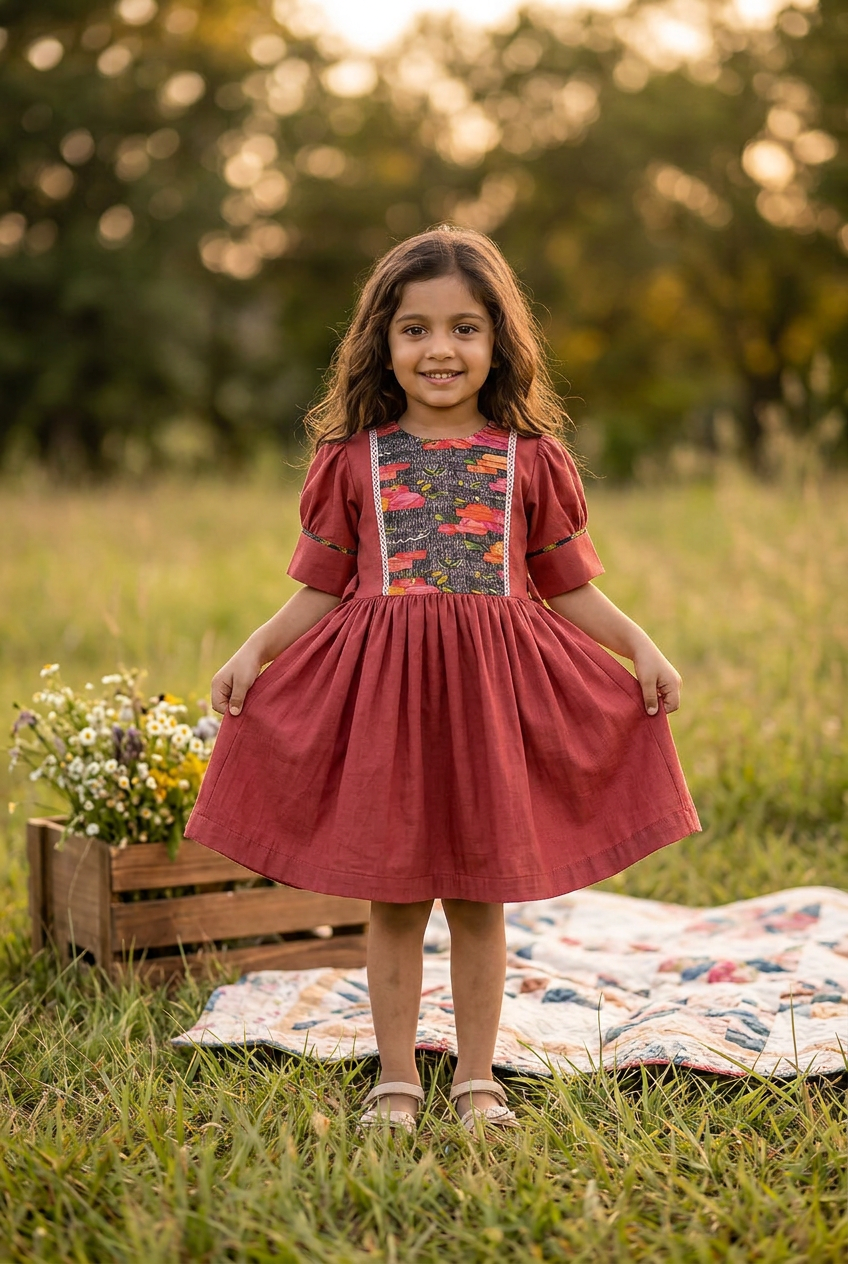 Watermelon Textured Dress