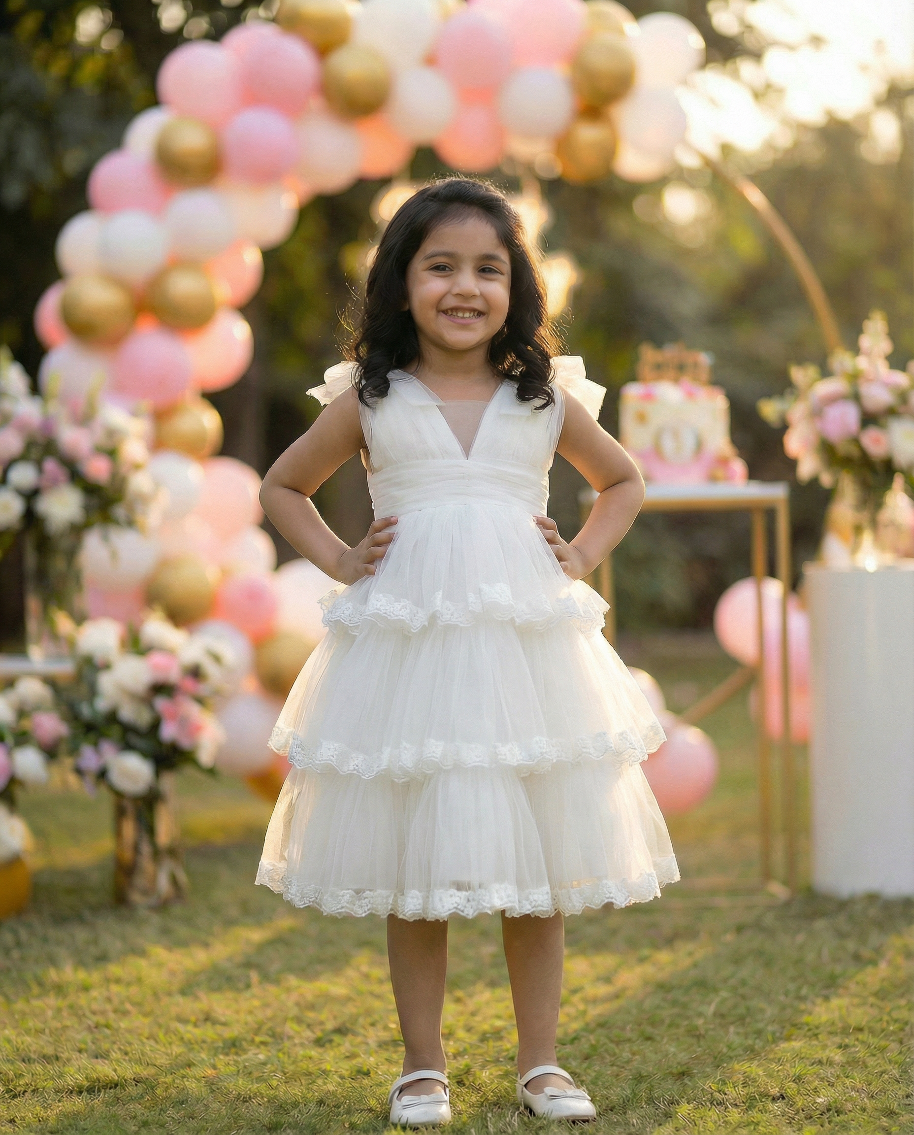 Cloud step dress