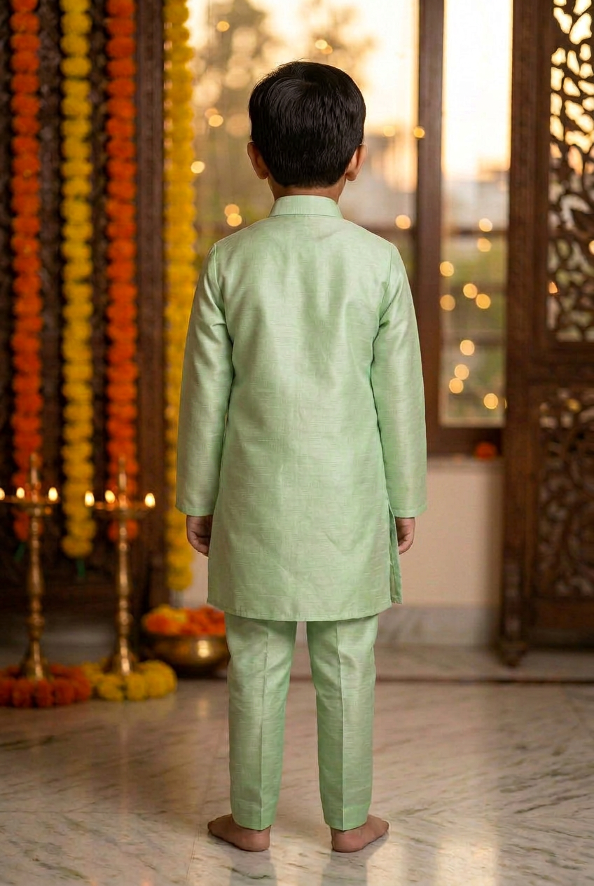 Pintucked Kurta set