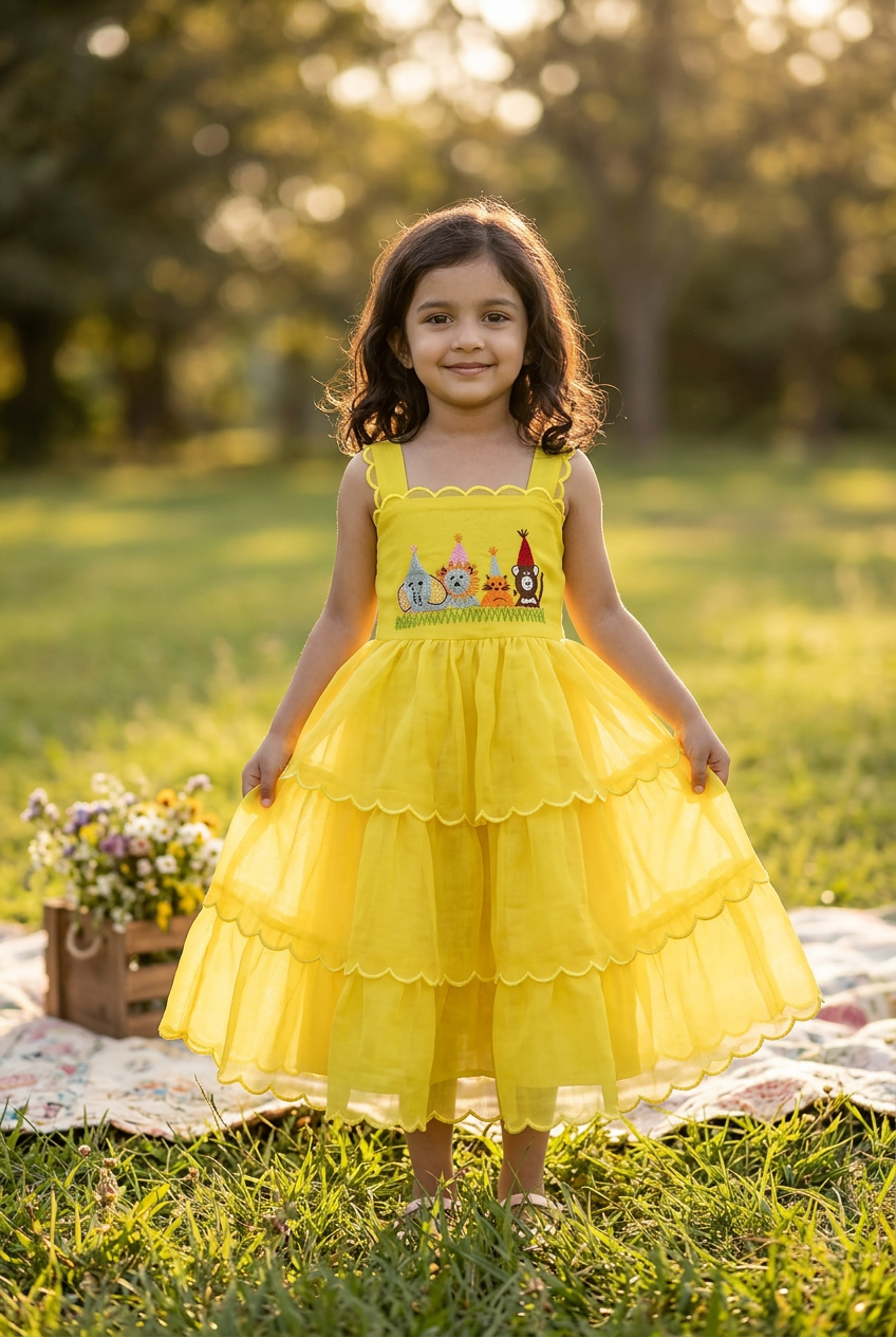 Jungle Tiered Dress
