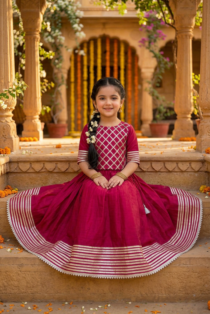 Rani Gota Lehenga