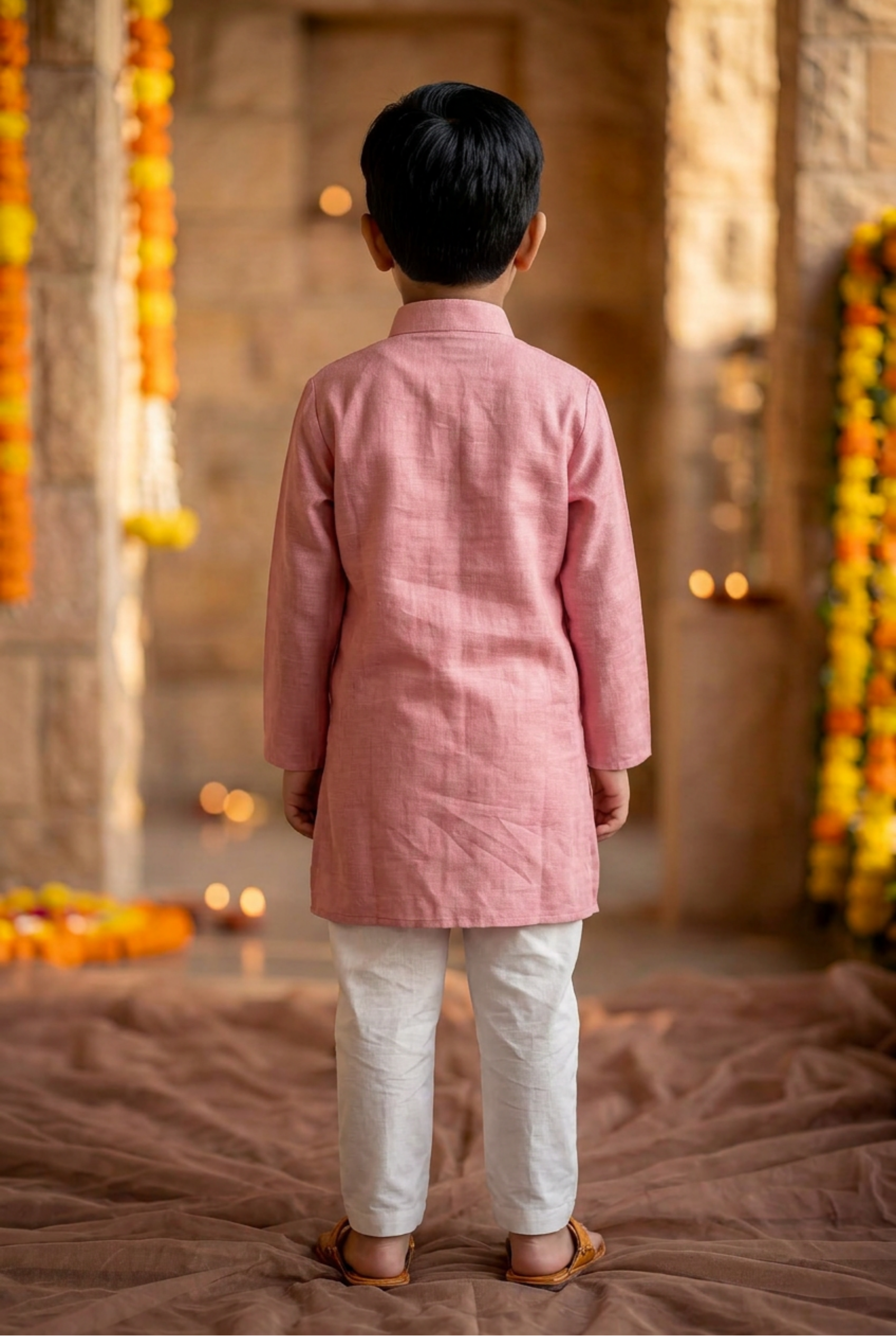 The Honeycomb Smocked Set- Pink