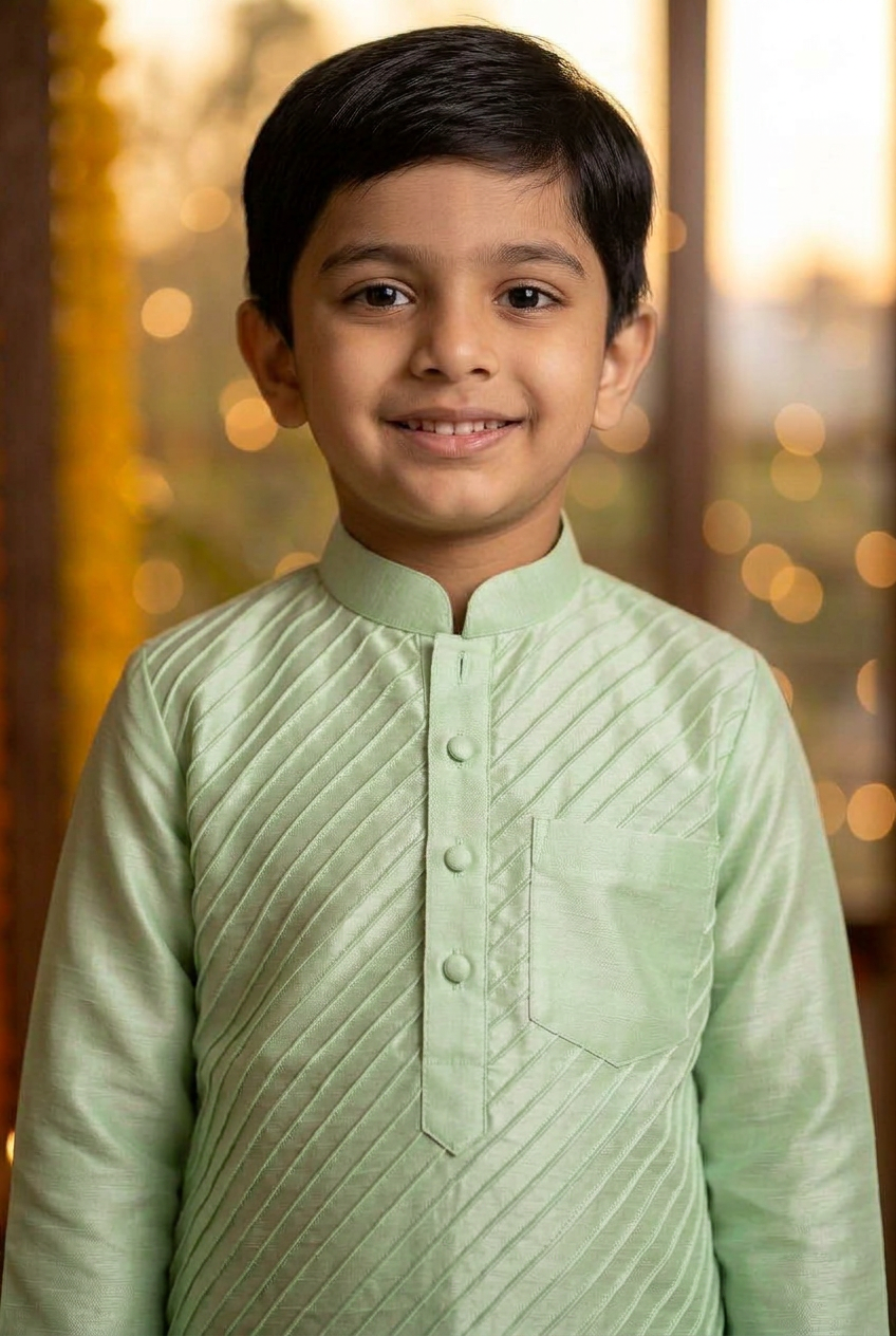 Pintucked Kurta set