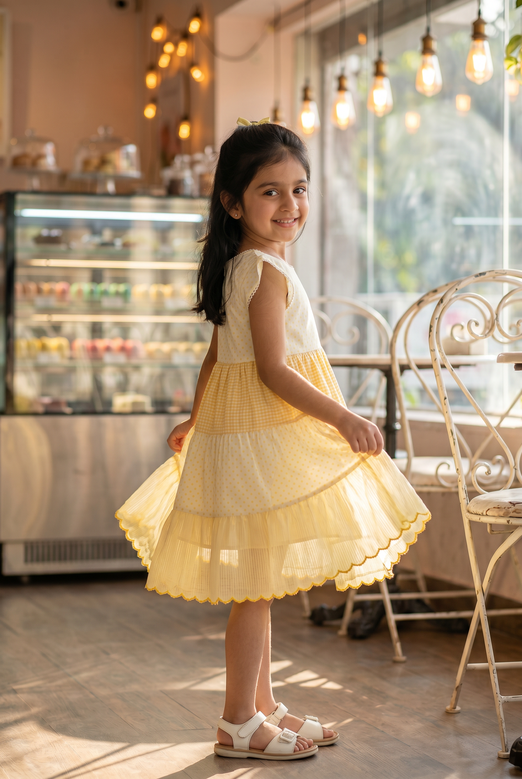 Mango Tiered Dress