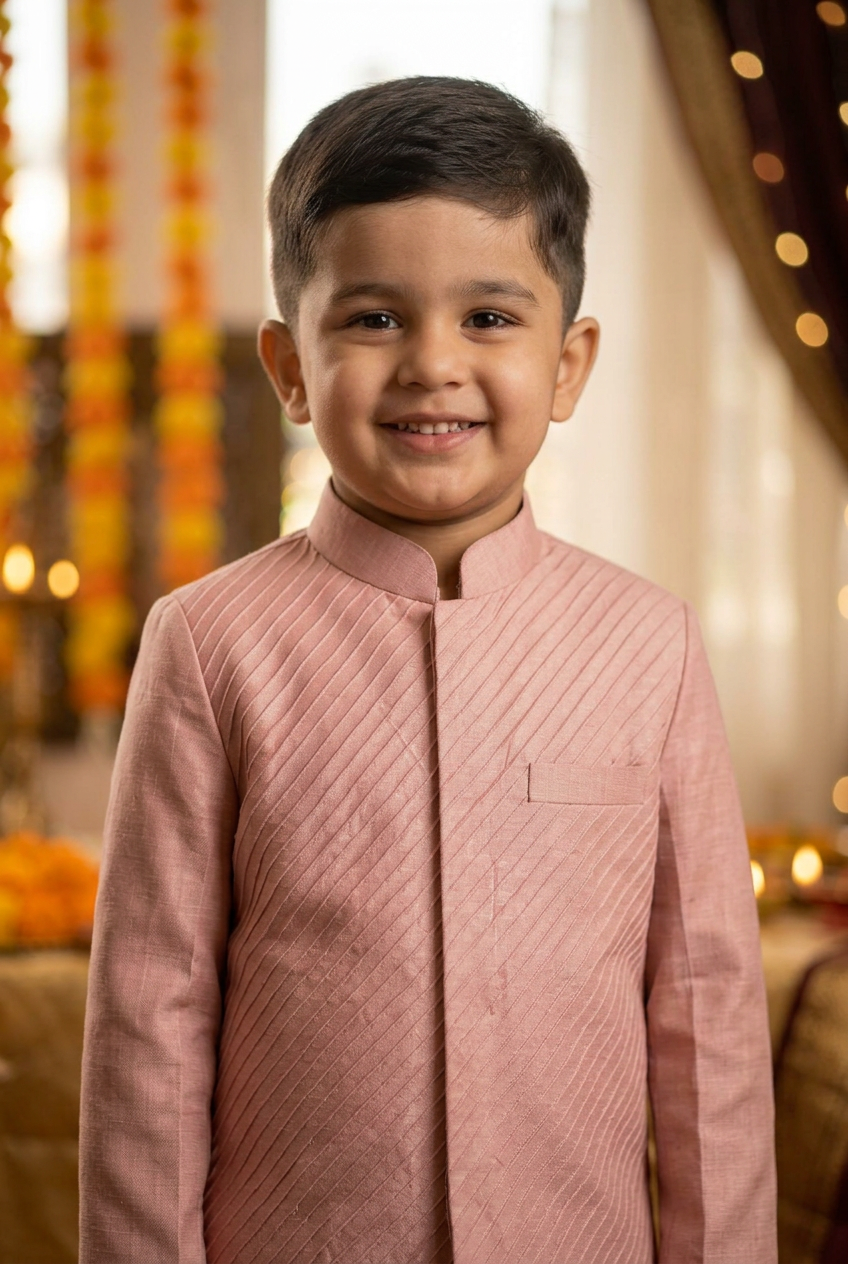 Pintucked Kurta set