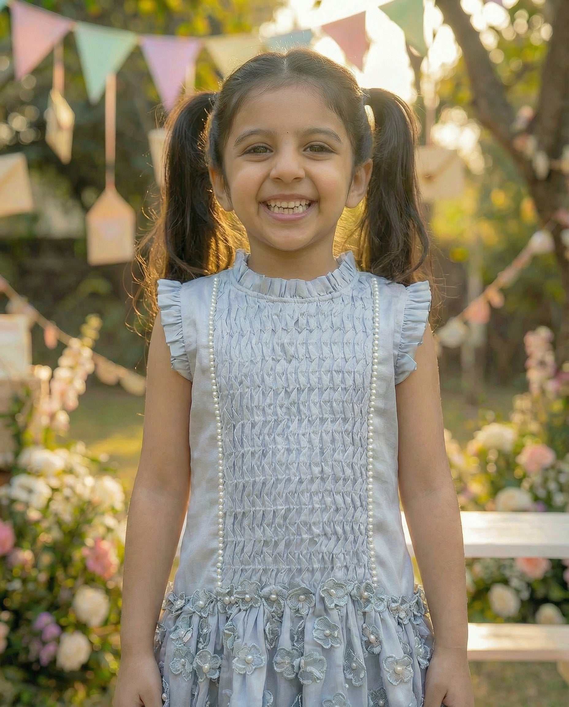 Heirloom Pearl- Sky dress