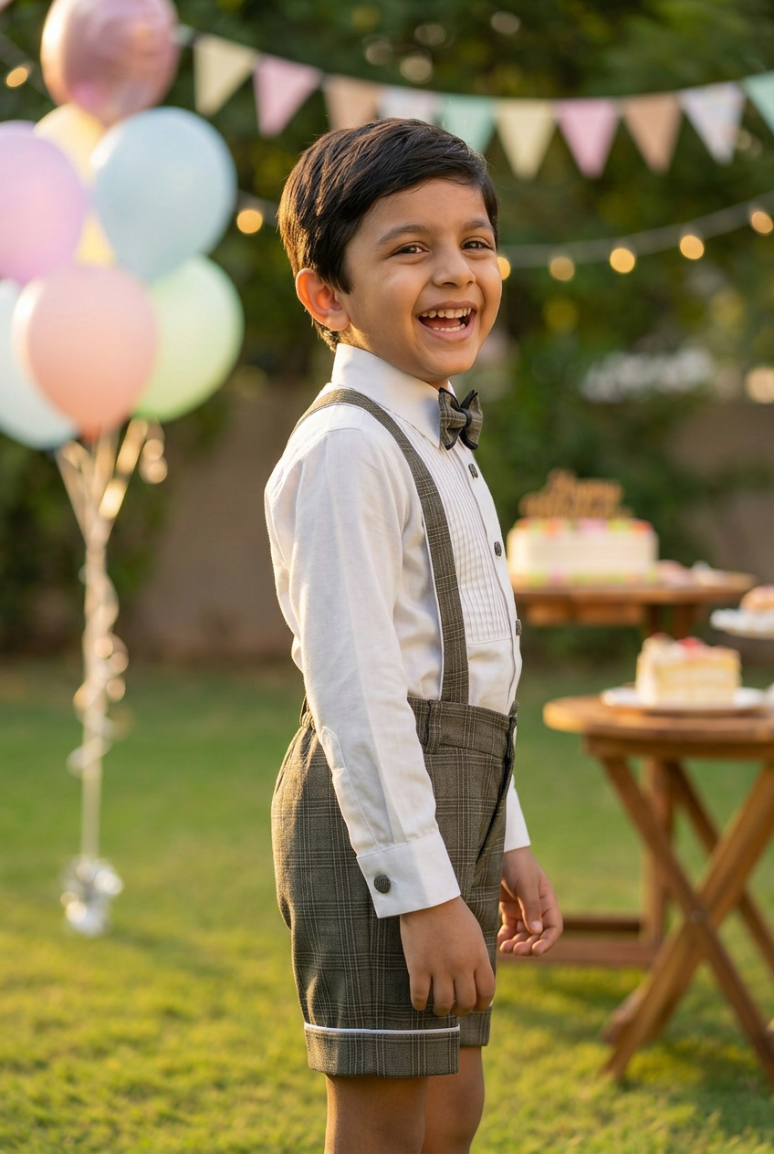The Indian Tuxedo- Ivory