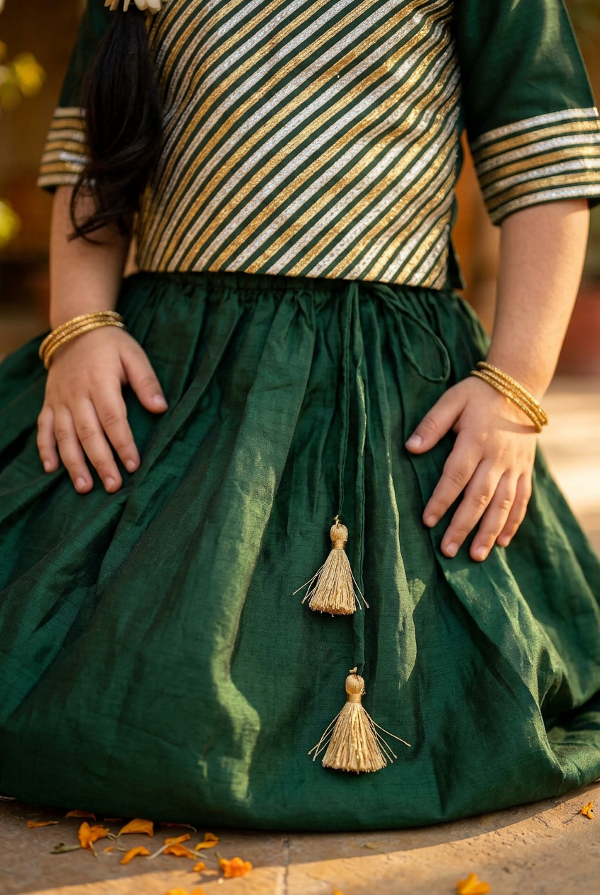 Hara Gota Lehenga