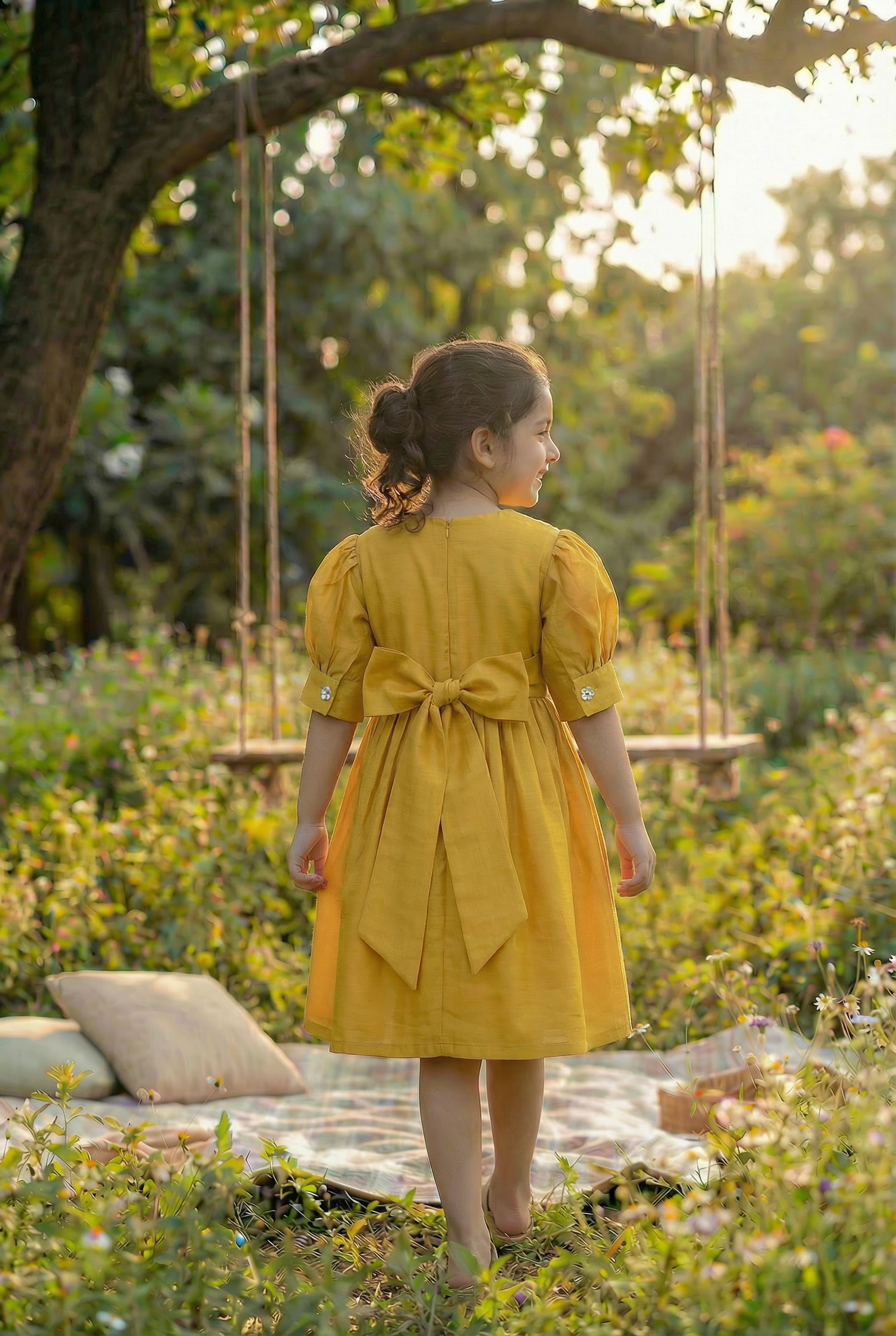 Embroidered Collar Shirt Dress