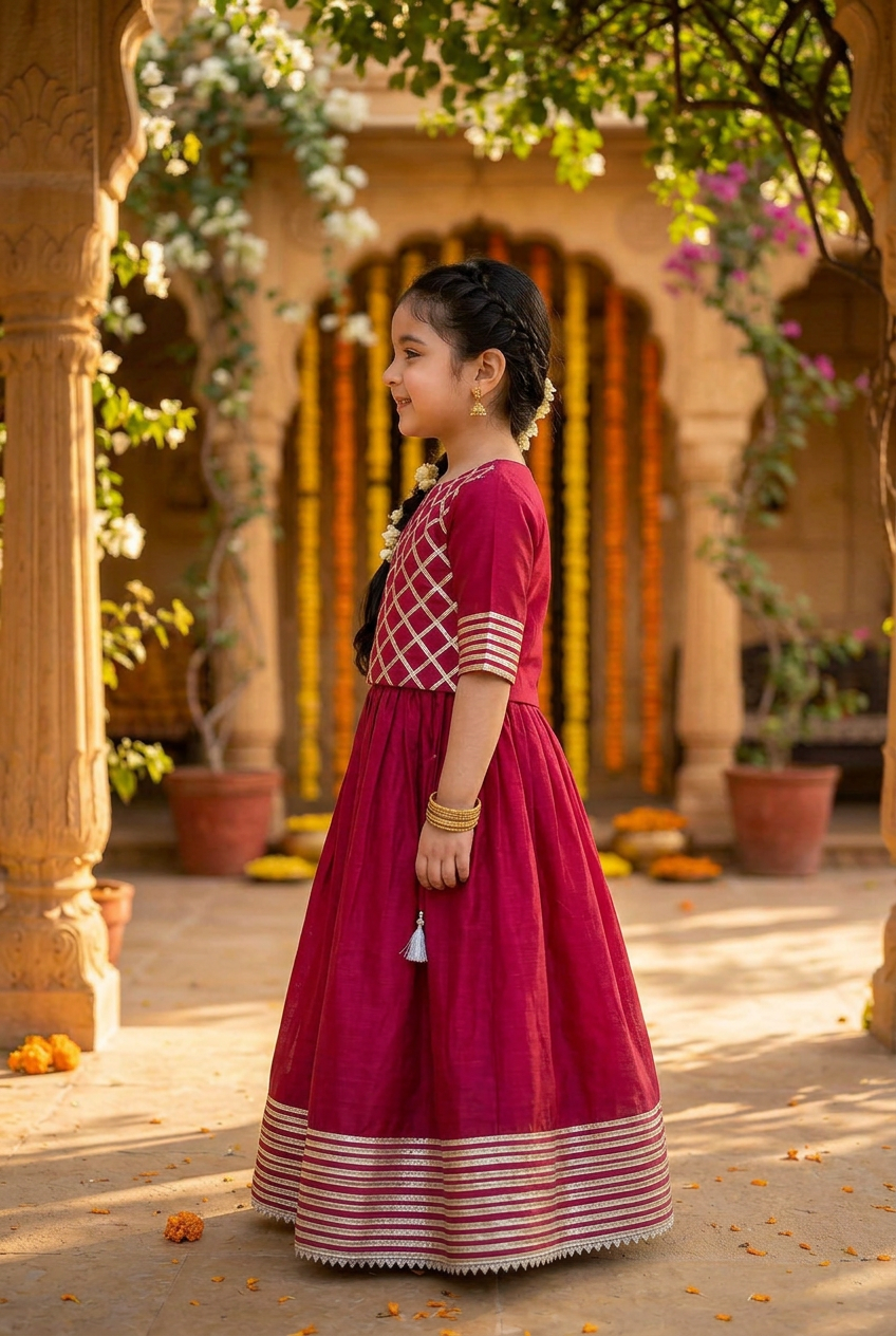 Rani Gota Lehenga