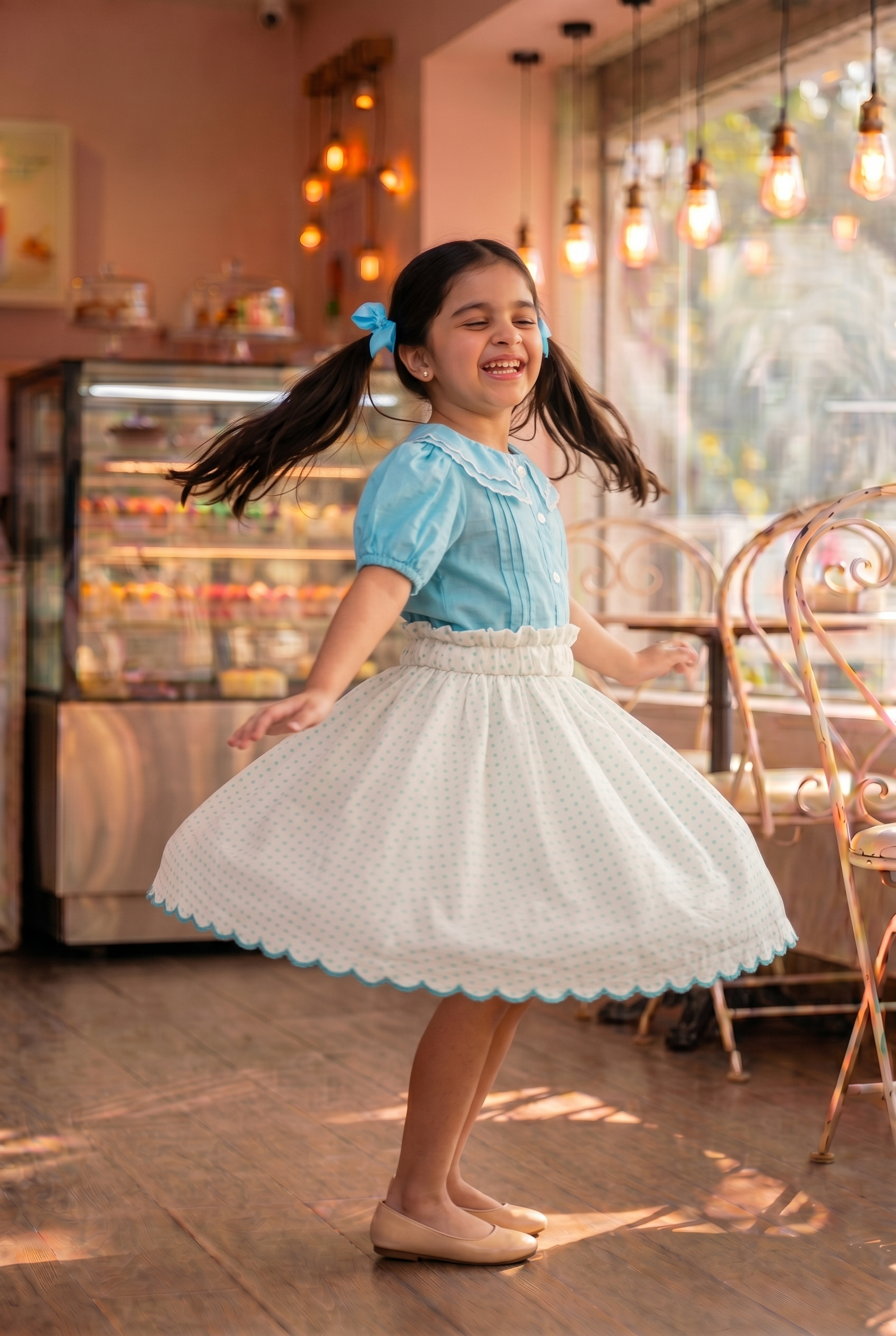 The Raindrop Skirt Set
