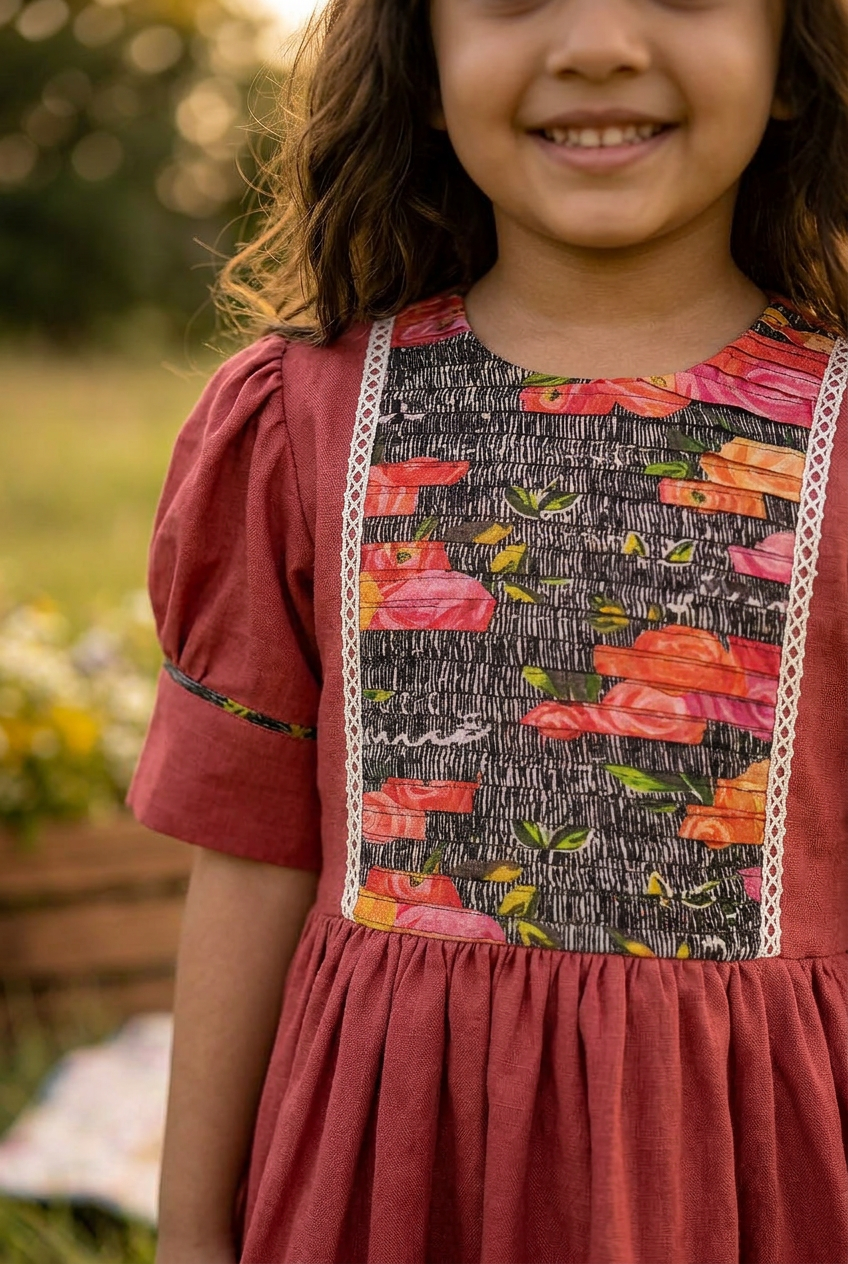 Watermelon Textured Dress