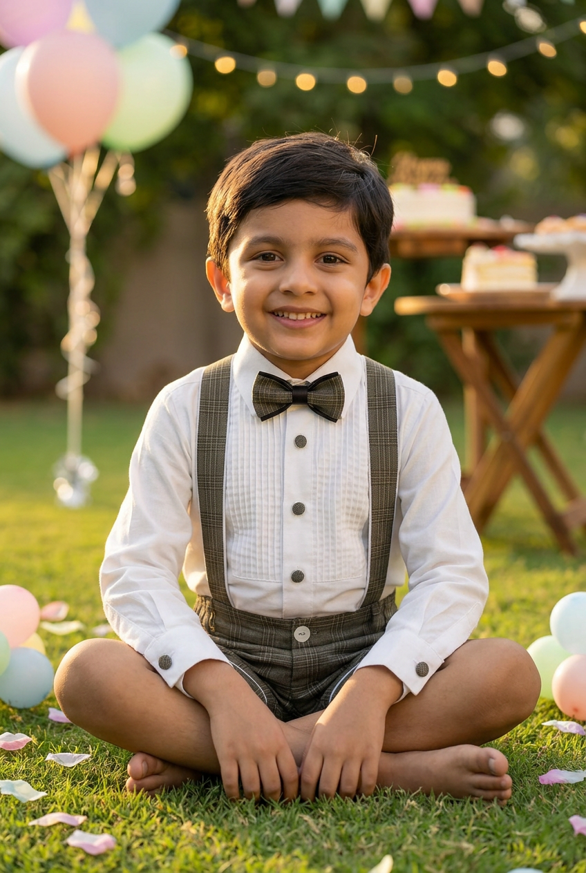 The Indian Tuxedo- Ivory