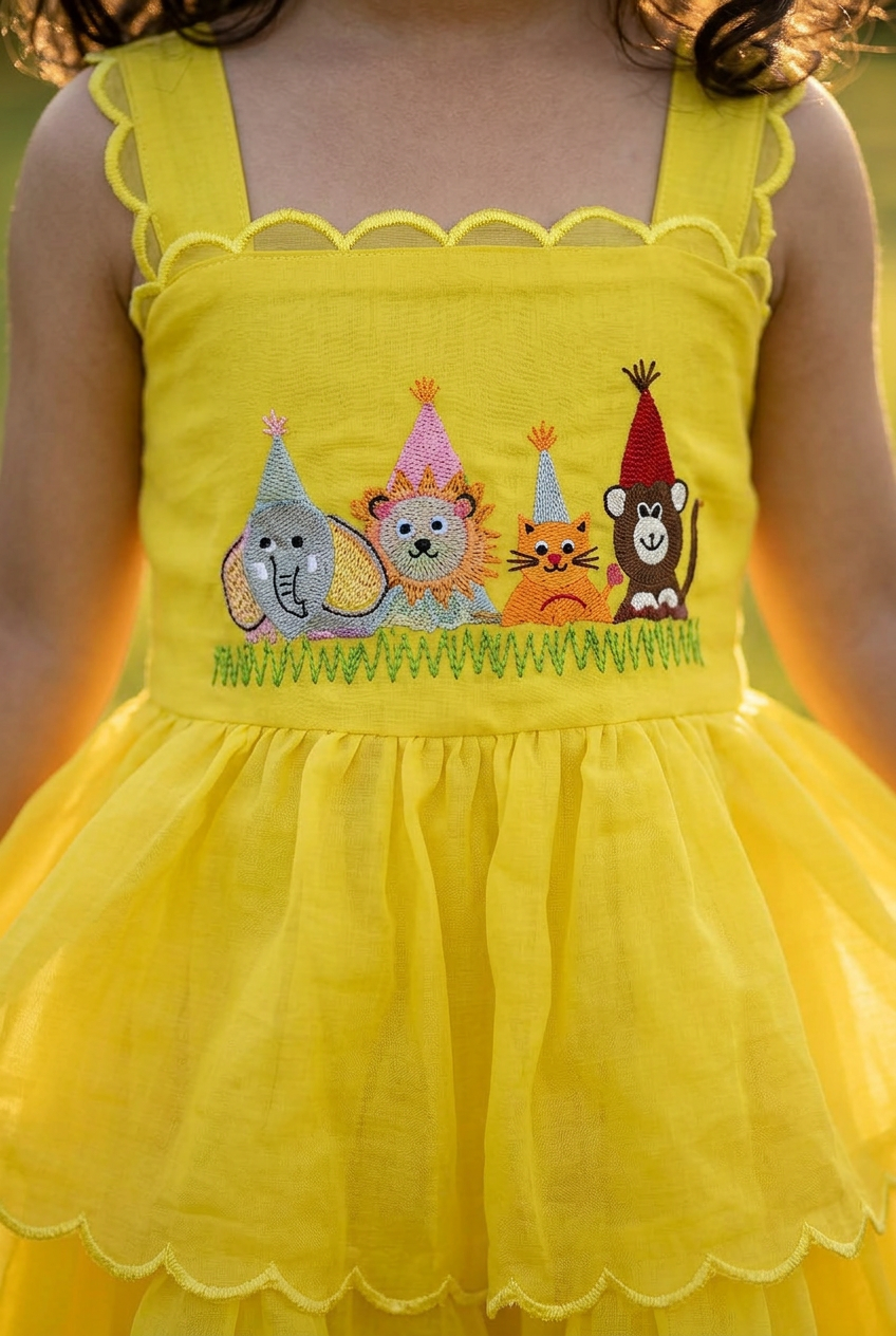Jungle Tiered Dress