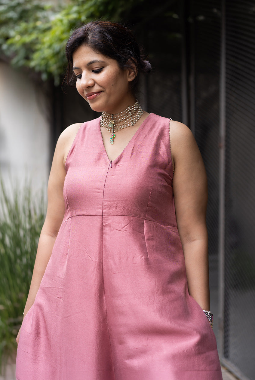 Meera Old Rose Jumpsuit