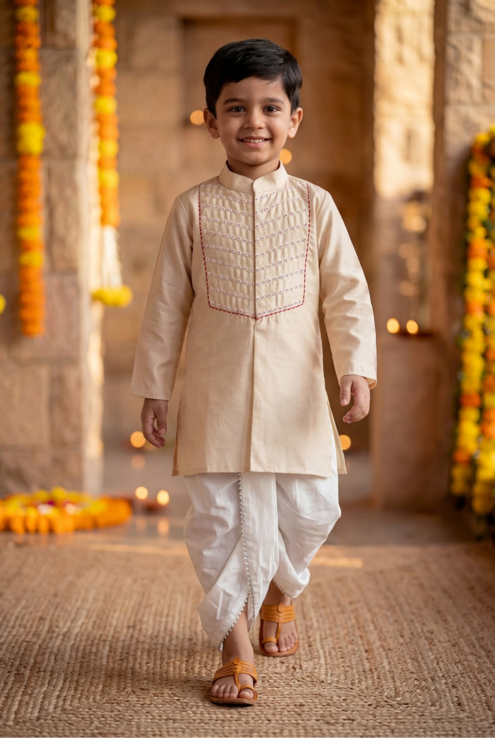 Moti wala Kurta set- Moti