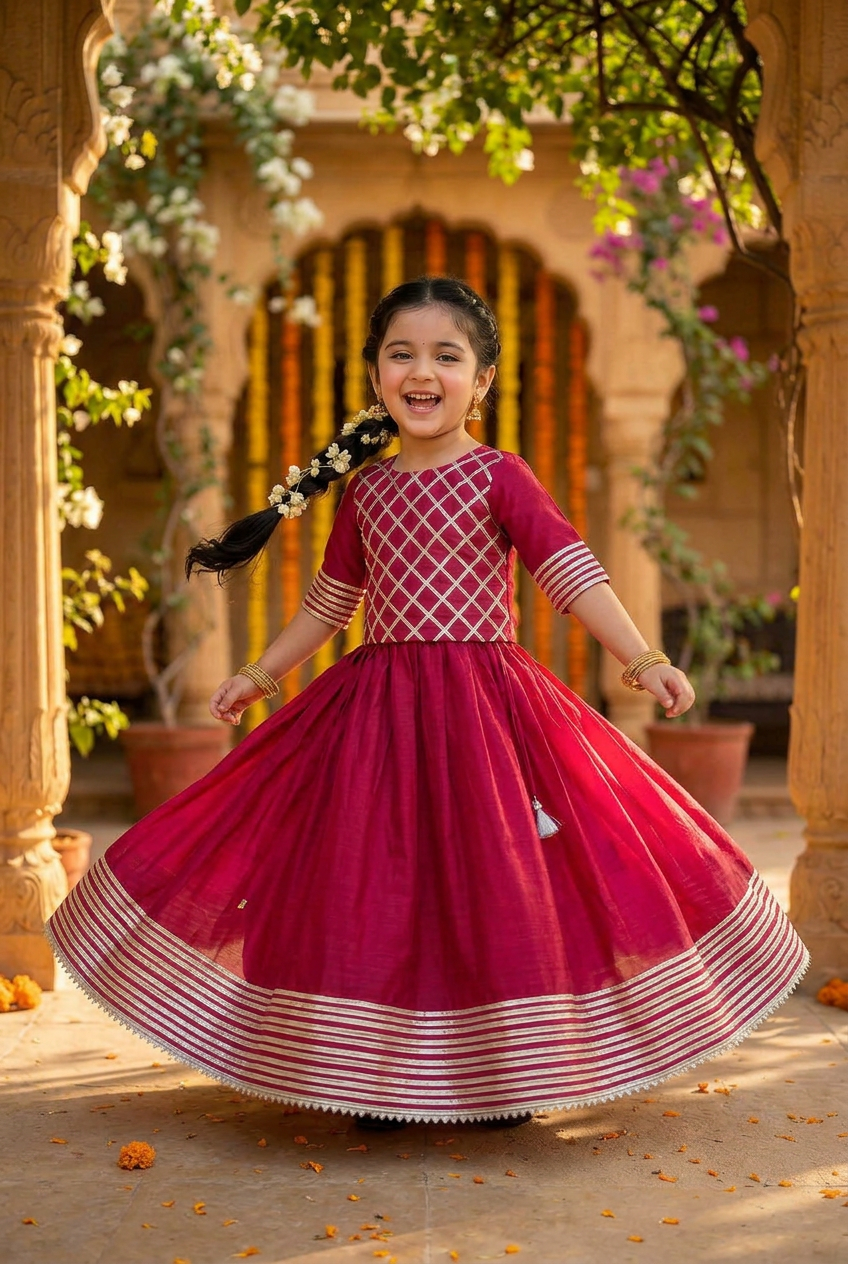 Rani Gota Lehenga