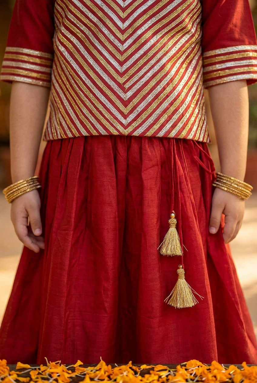 Laal Gota Lehenga