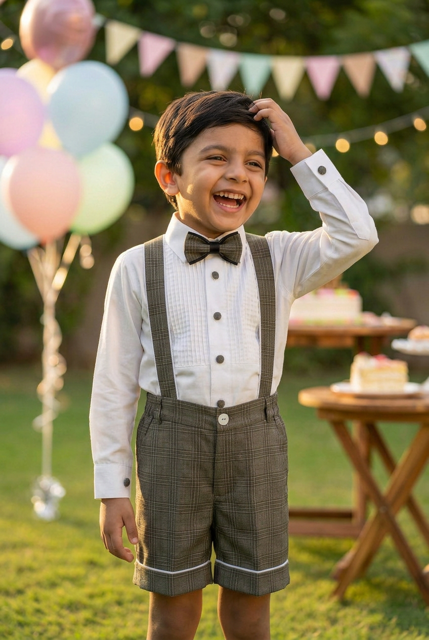 The Indian Tuxedo- Ivory