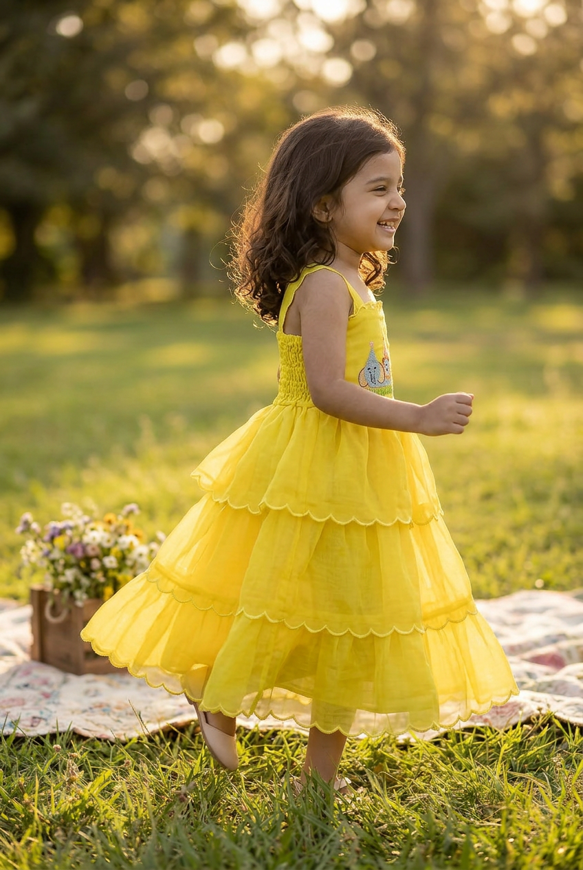 Jungle Tiered Dress