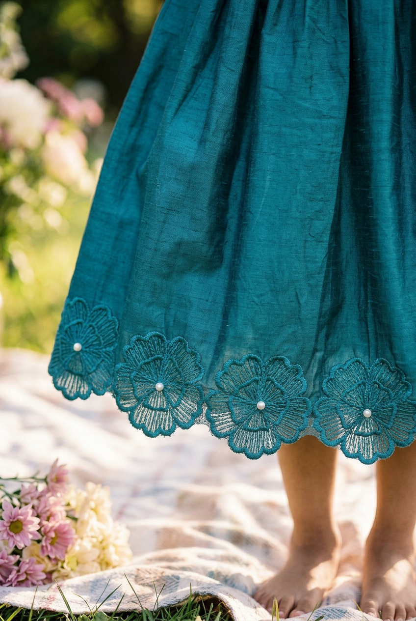 Floral Honeycomb dress