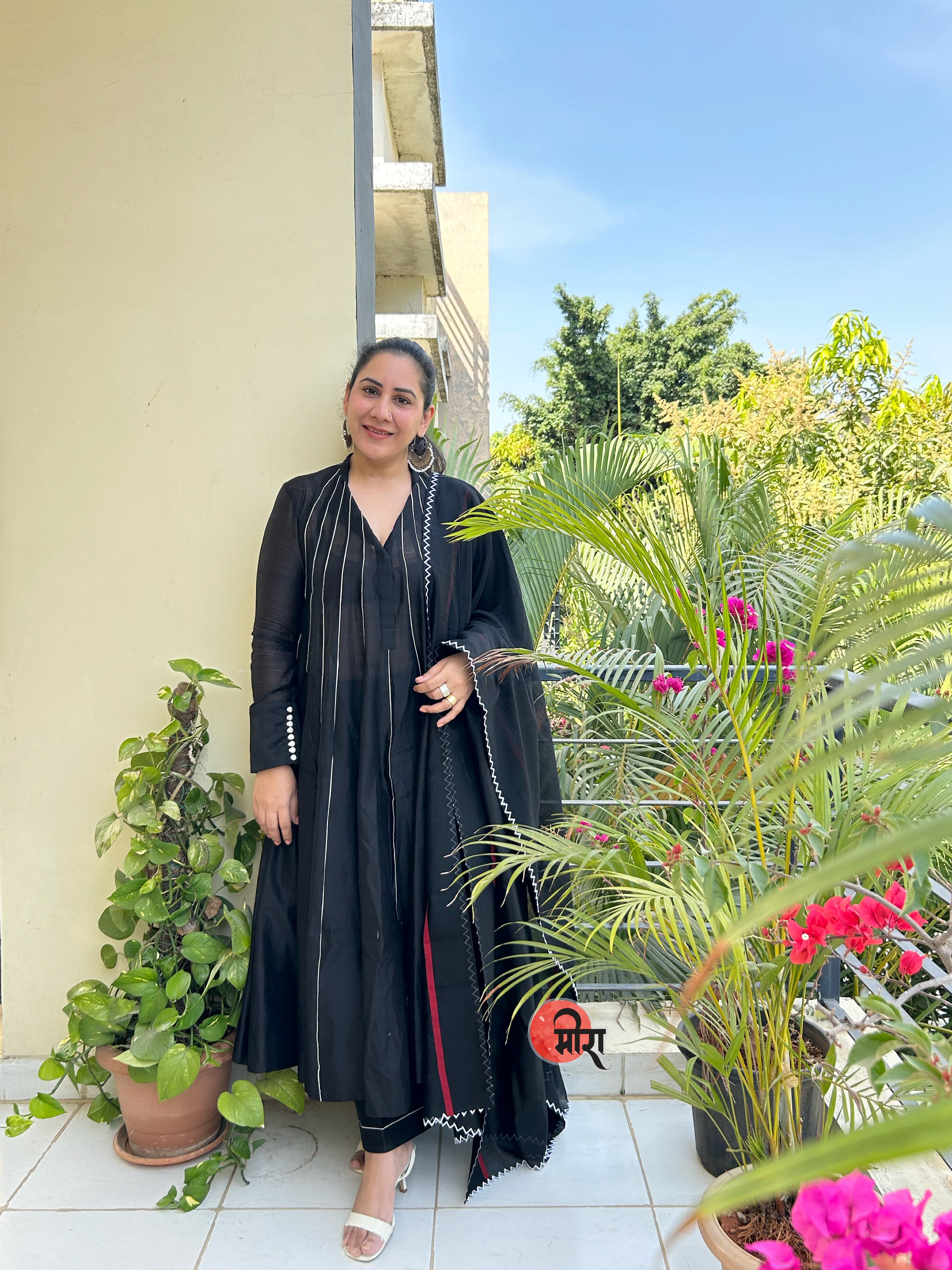 Black Kohl Kalidar Set