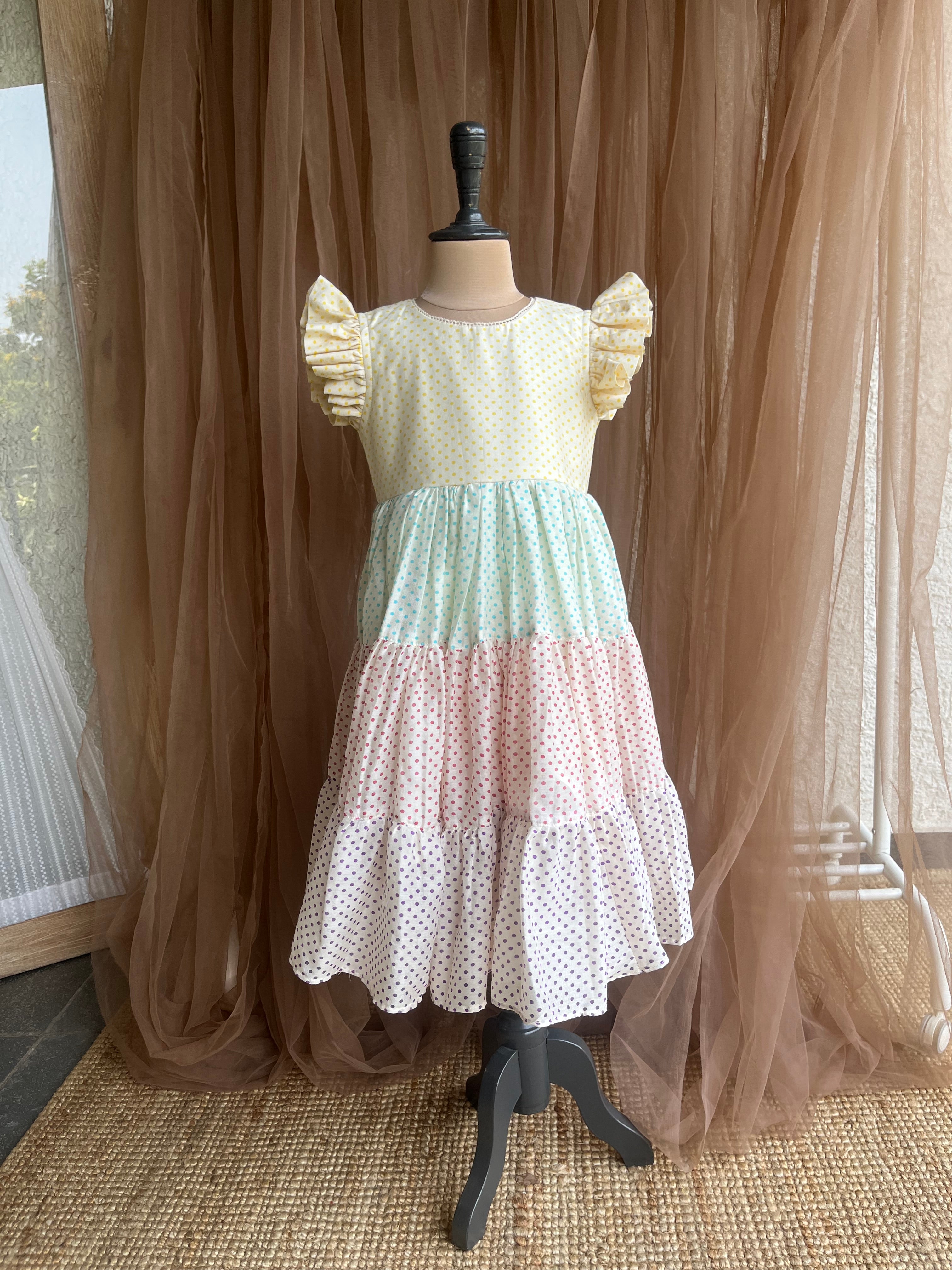 The Polka Multi Tiered Dress