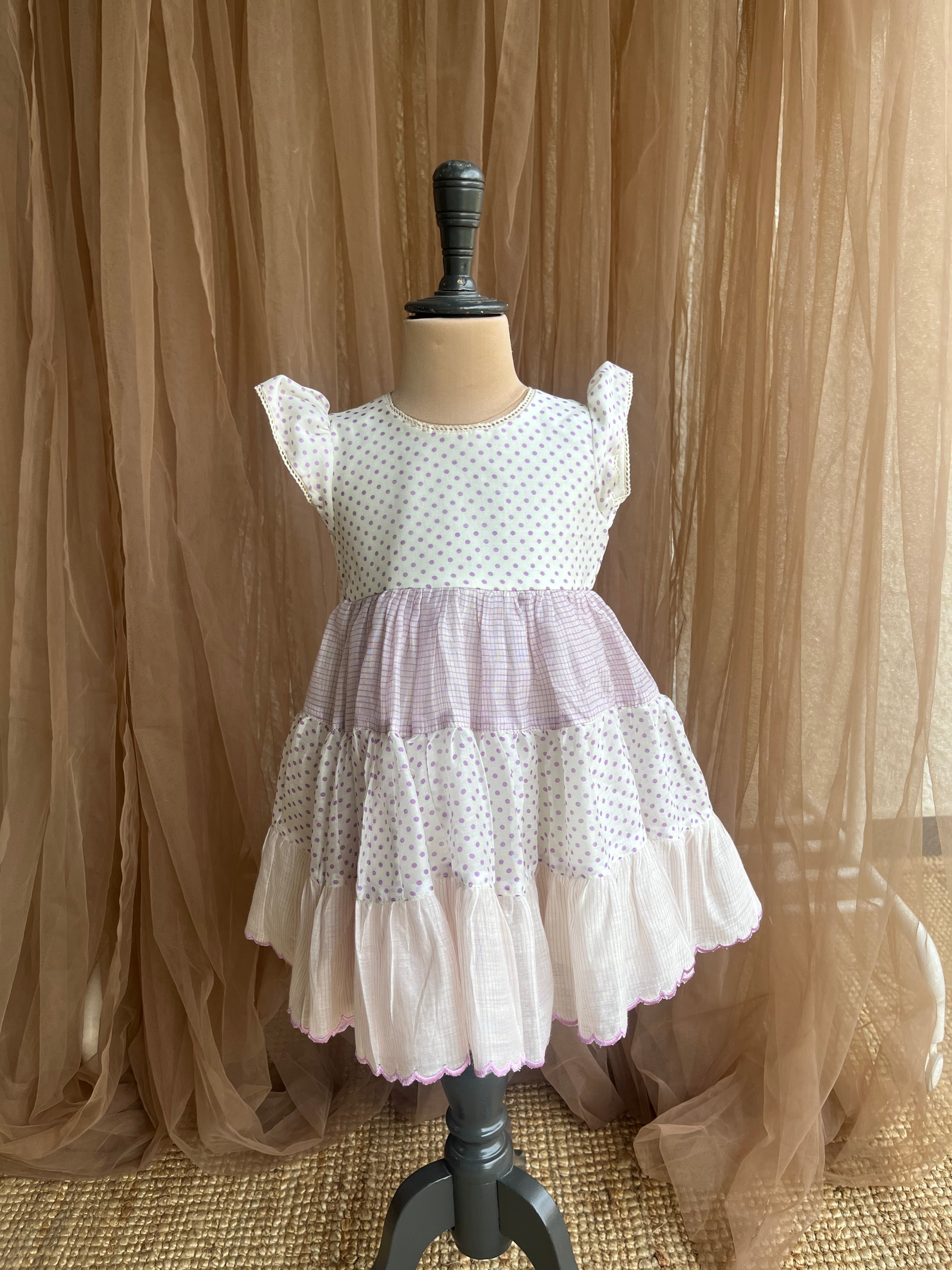 Lavender Tiered Dress