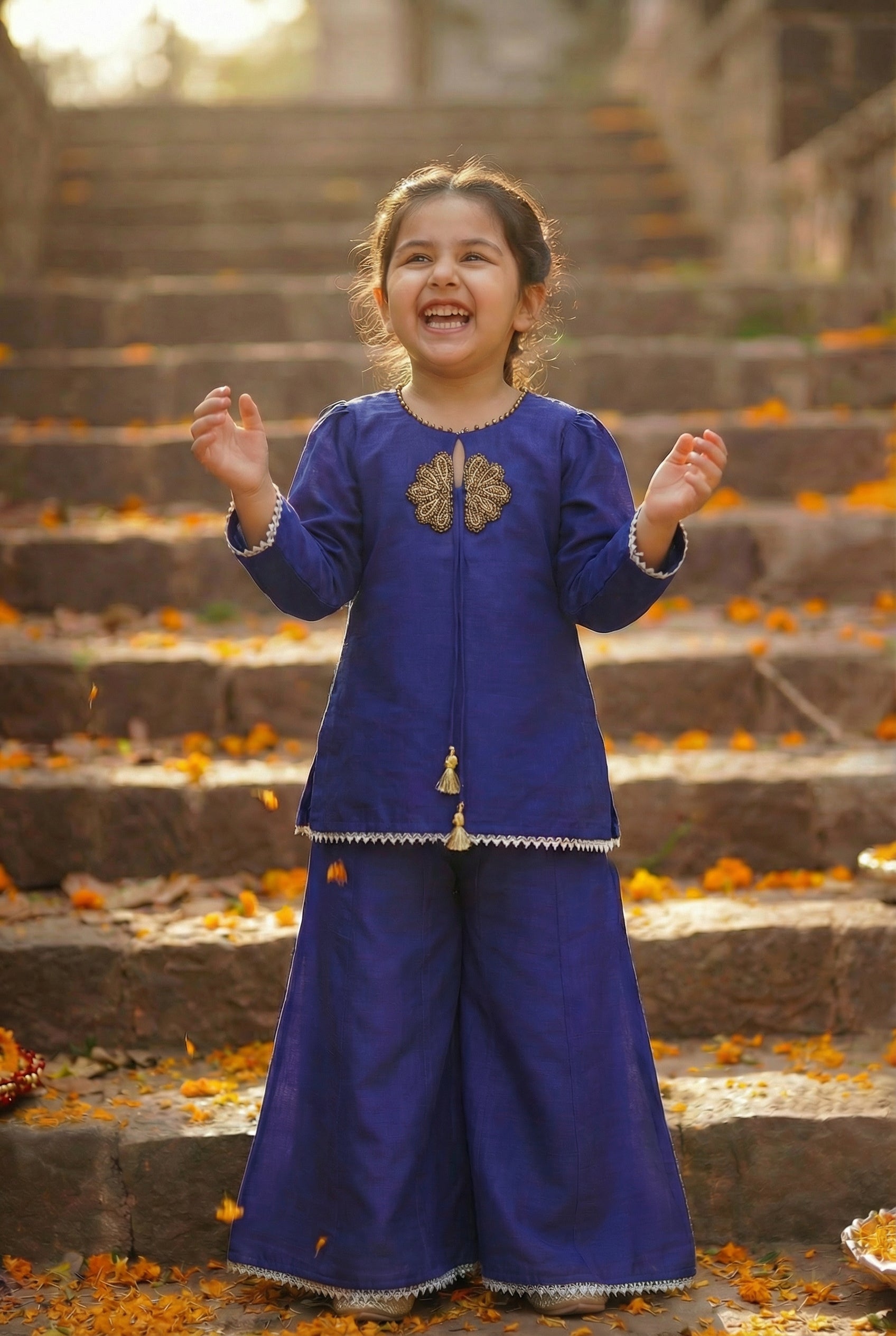 Sunehera Phool Sharara Ser- Violet