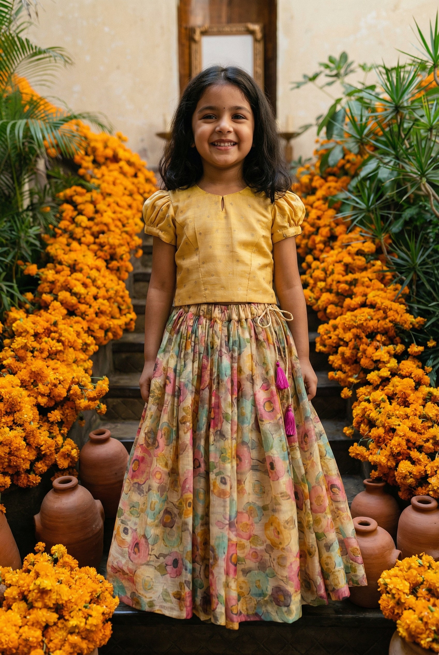 Chamak Tara Lehenga- Sunhera