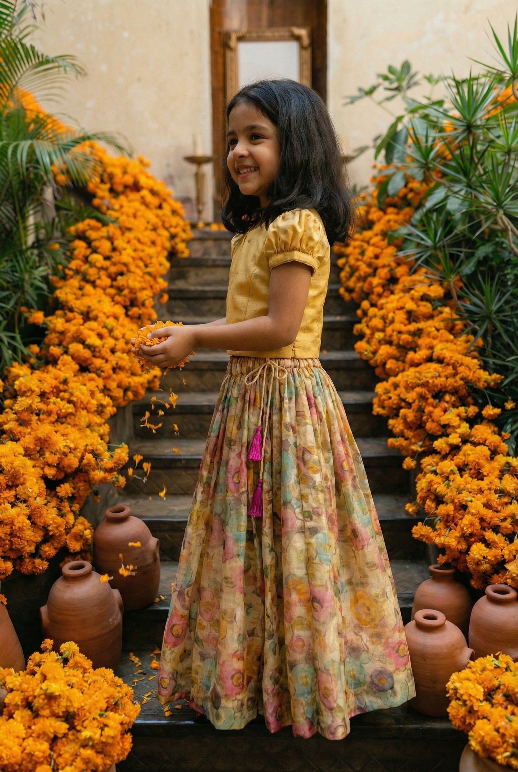 Chamak Tara Lehenga- Sunhera