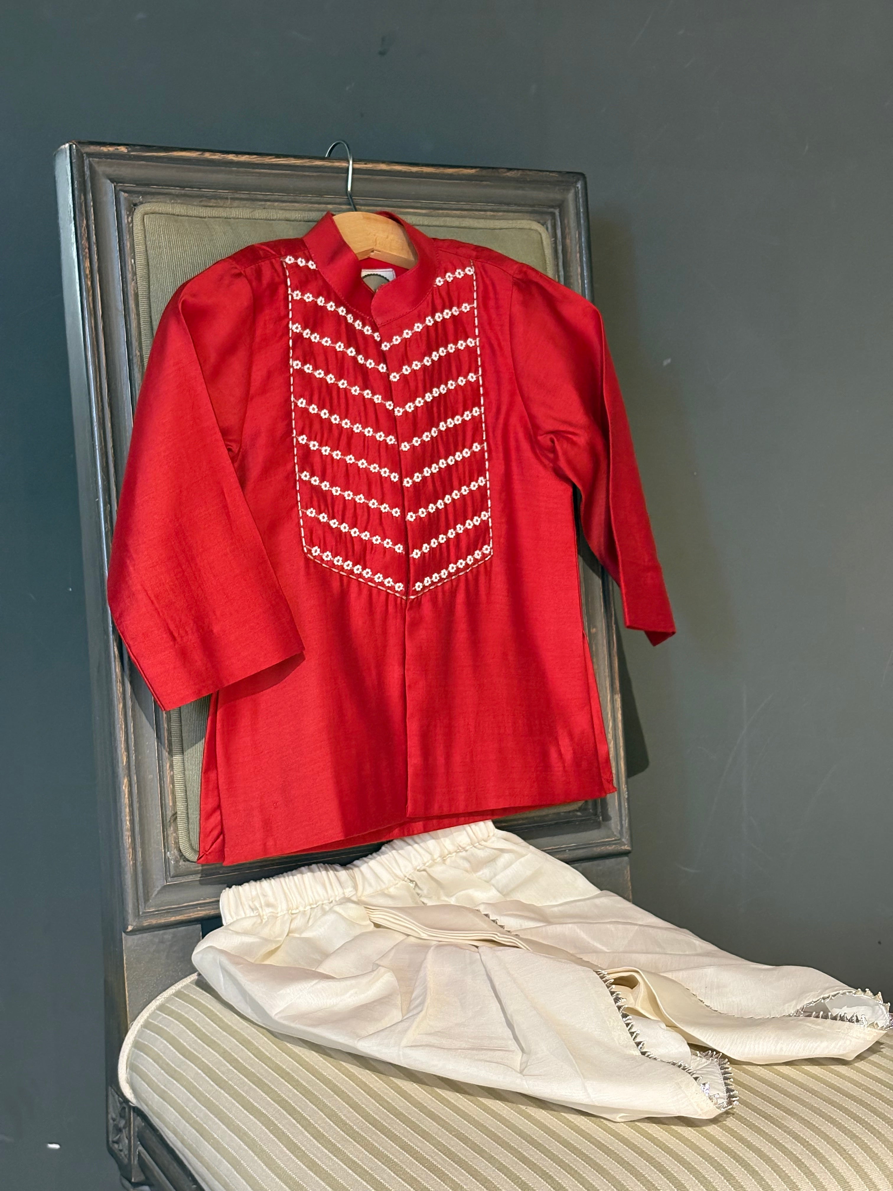 Motiwala Kurta set- Laal