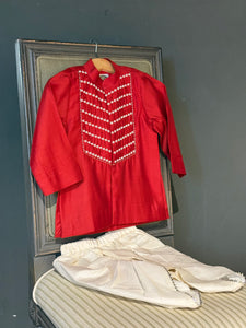 Motiwala Kurta set- Laal