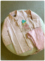 Load image into Gallery viewer, Appliqué Pocket Kurta Set- Pink
