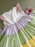 Load image into Gallery viewer, Multi checks tiered dress
