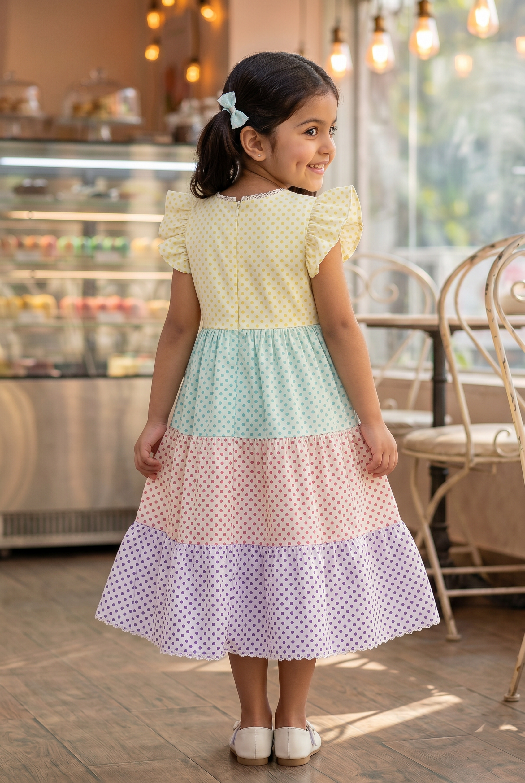 The Polka Multi Tiered Dress