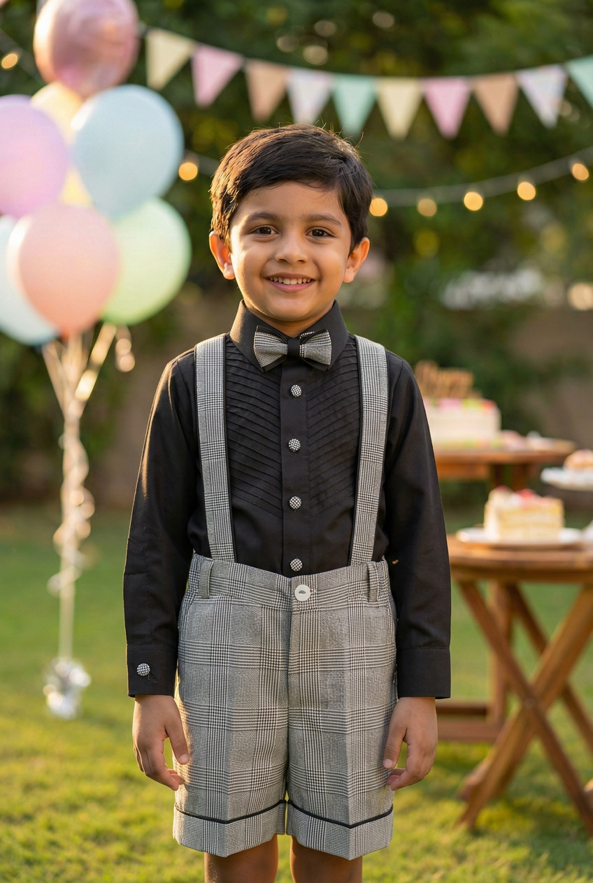 The Indian Tuxedo- Black