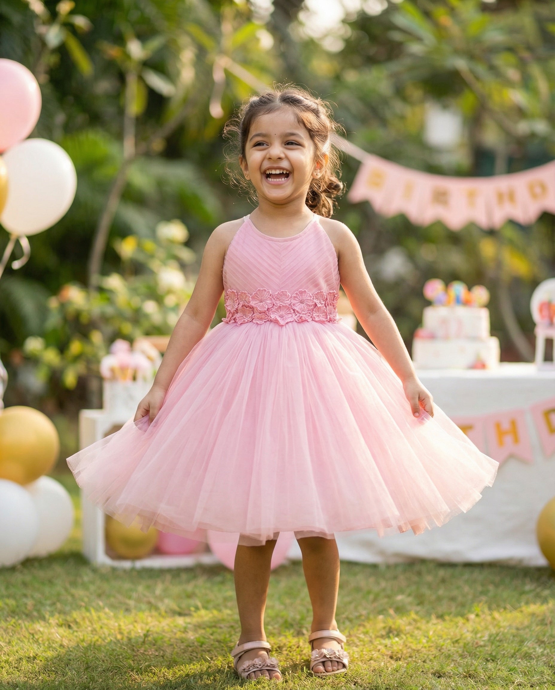 Petal Promise- Pink dress