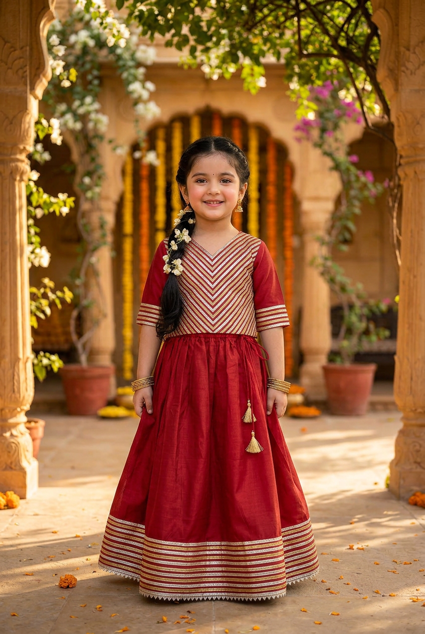 Laal Gota Lehenga