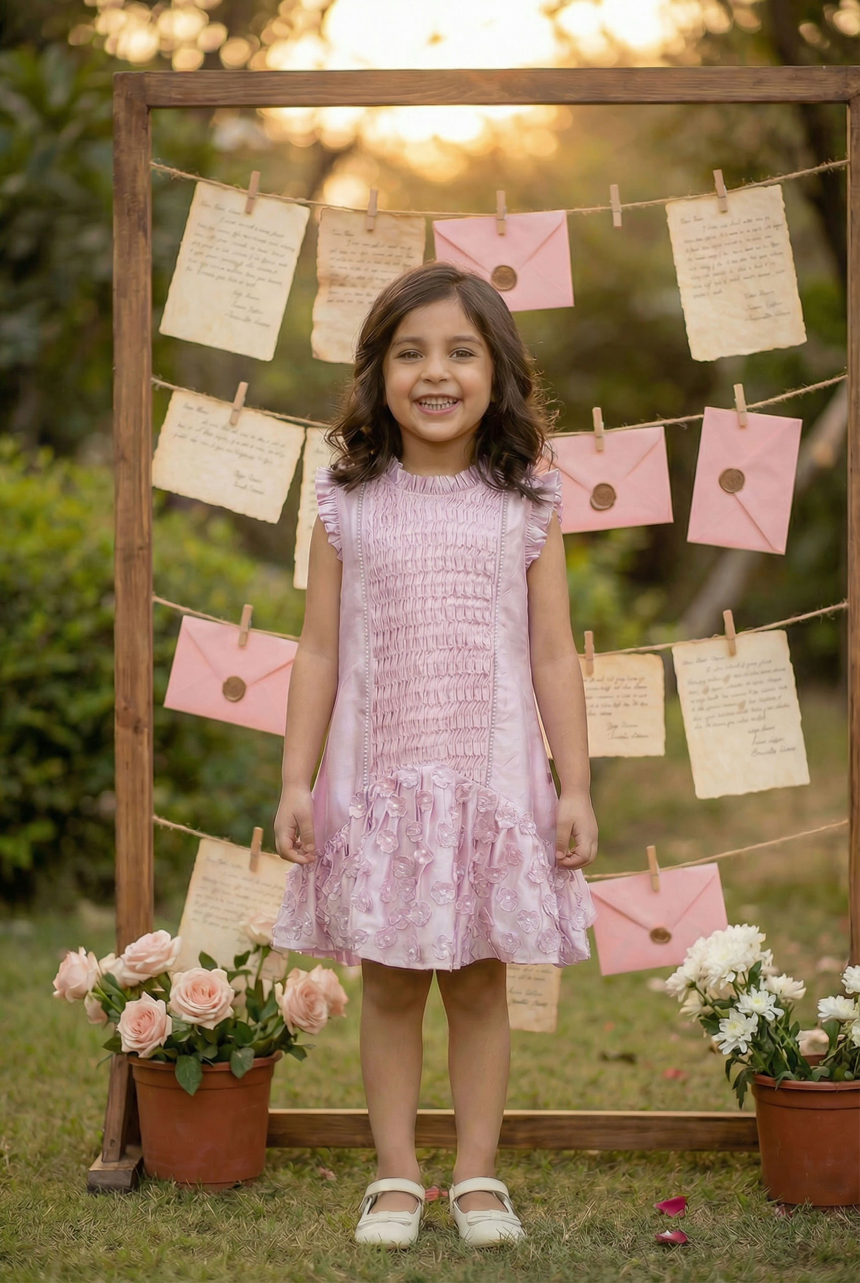 Heirloom Pearl- Blush dress