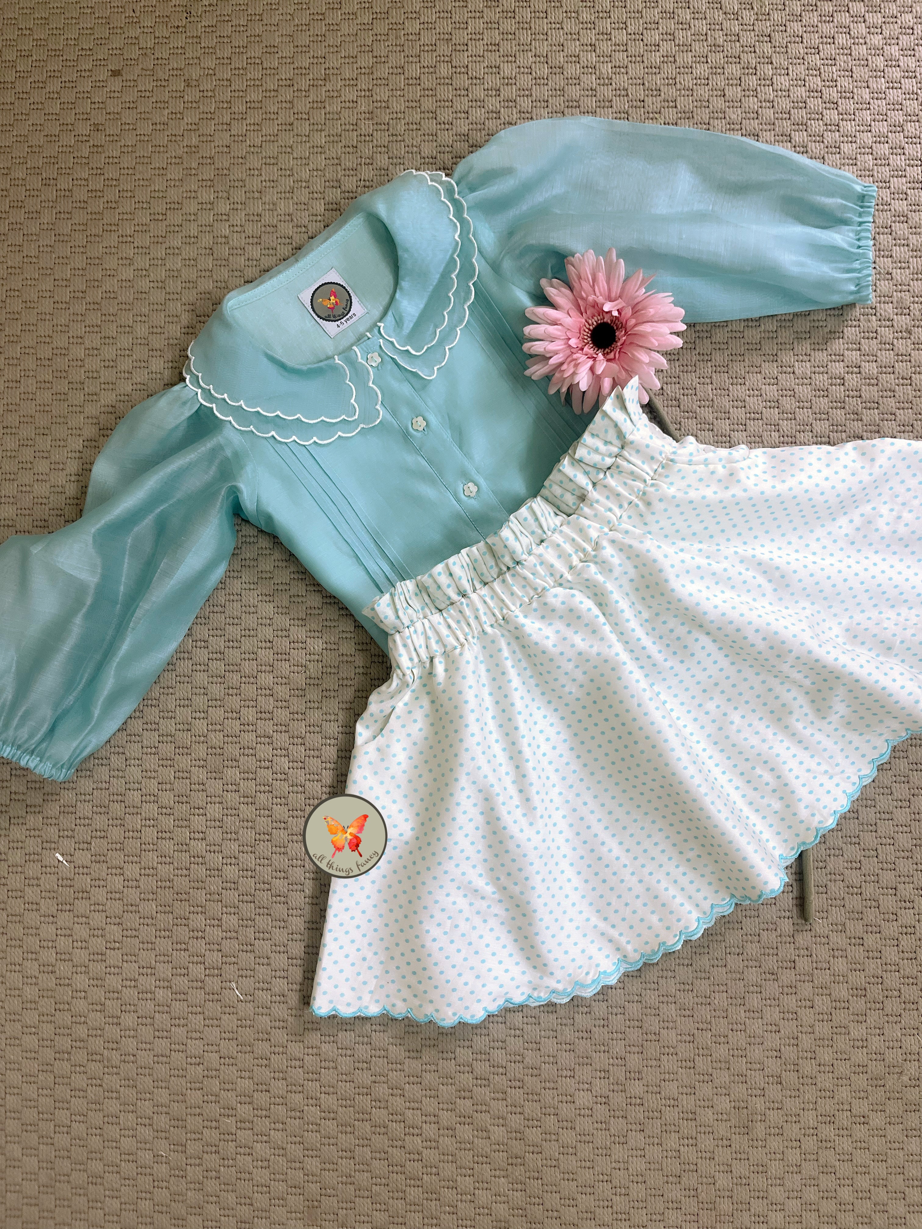 The Raindrop Skirt Set