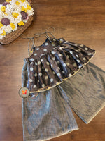 Load image into Gallery viewer, Festive Polka &amp; Checks set- Charcoal
