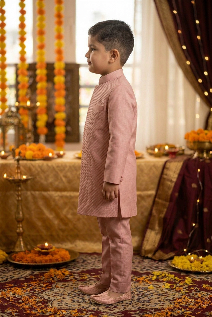Pintucked Kurta set