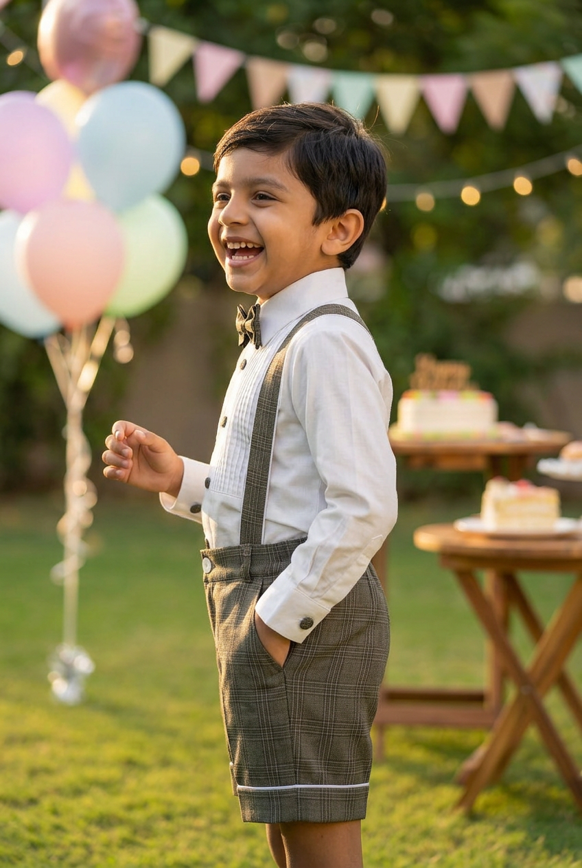 The Indian Tuxedo- Ivory