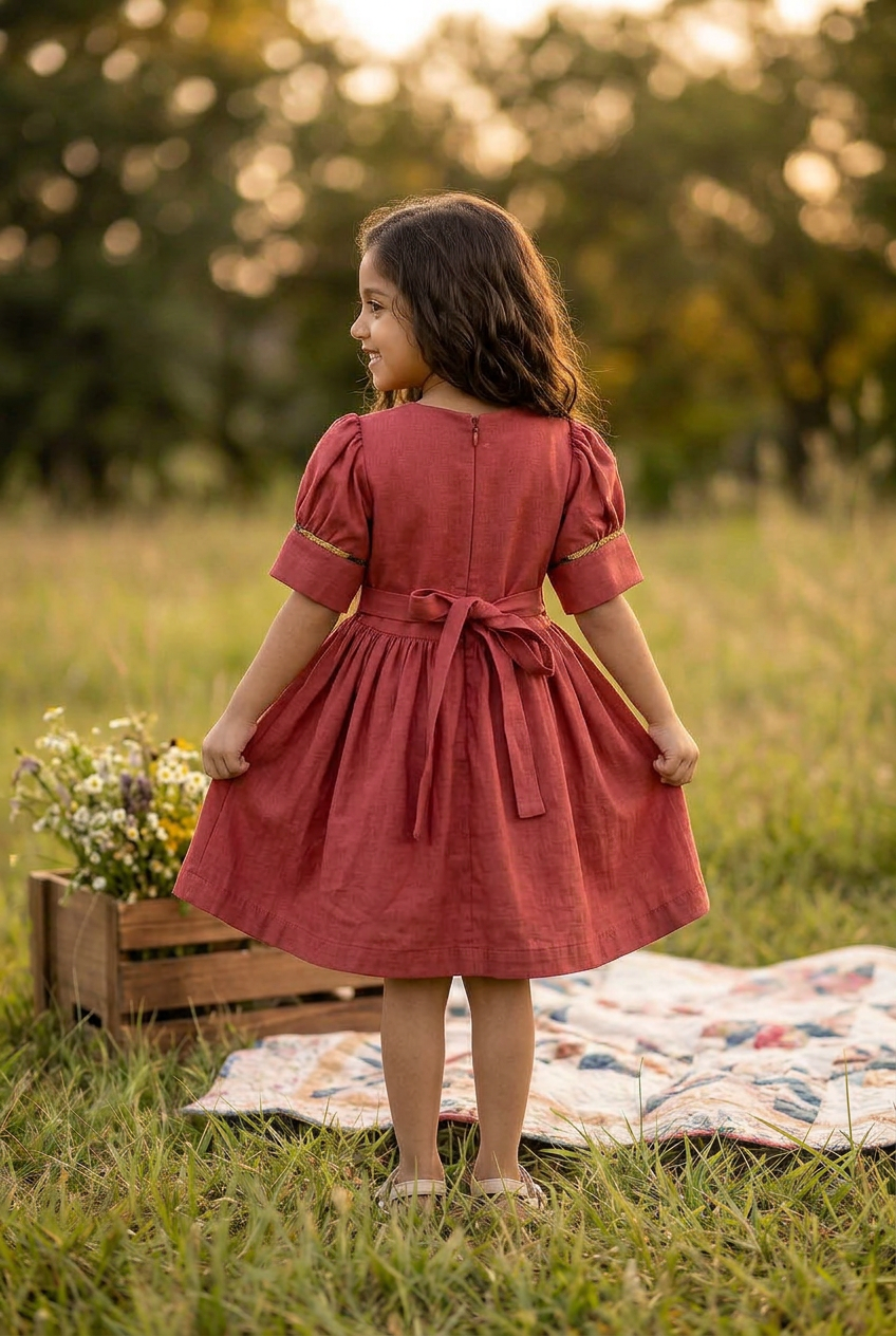 Watermelon Textured Dress